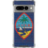 Guam Flag Dark Wood Google Pixel 7 Pro Clear Case